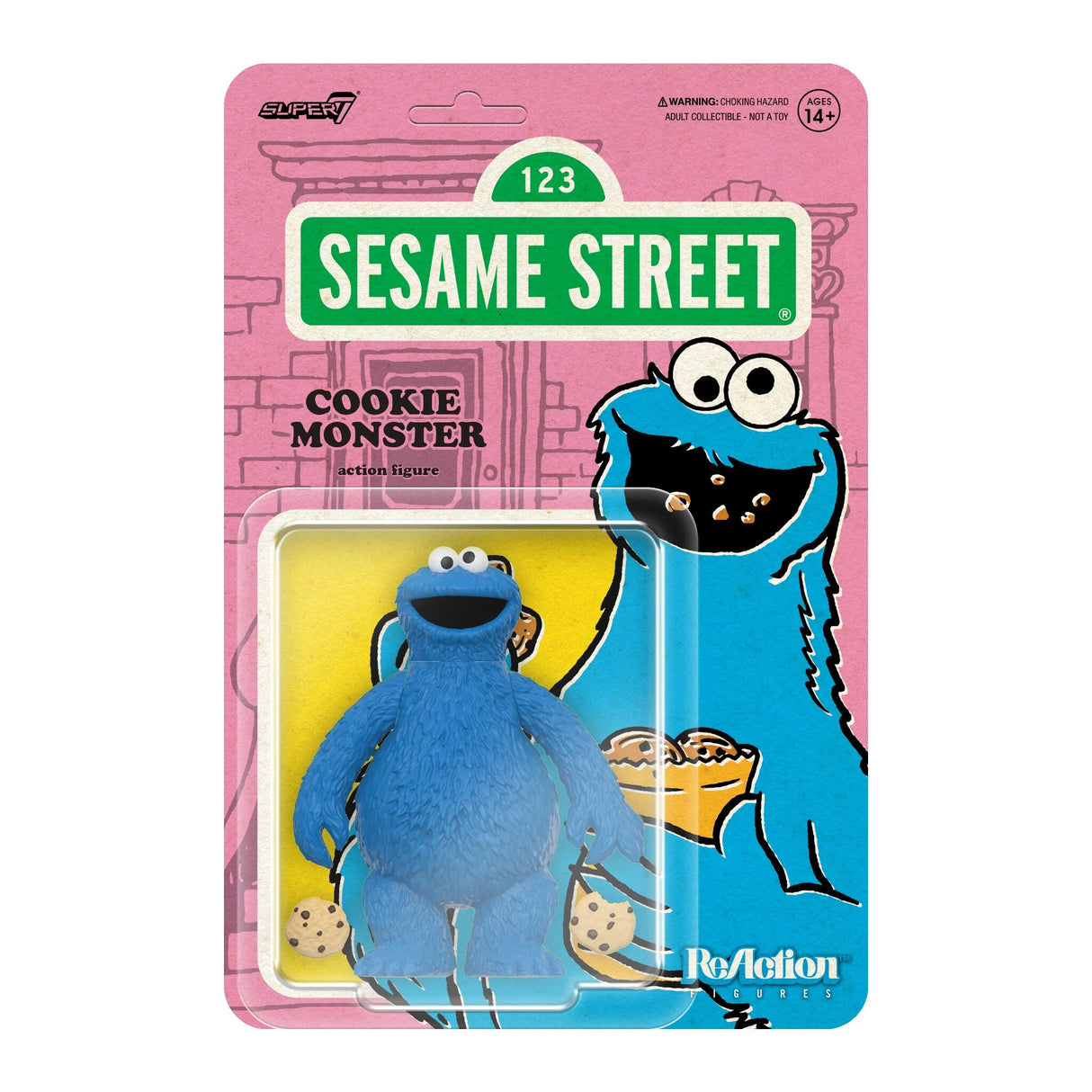 Sesame Street ReAction Figures Wave 2 Cookie Monster