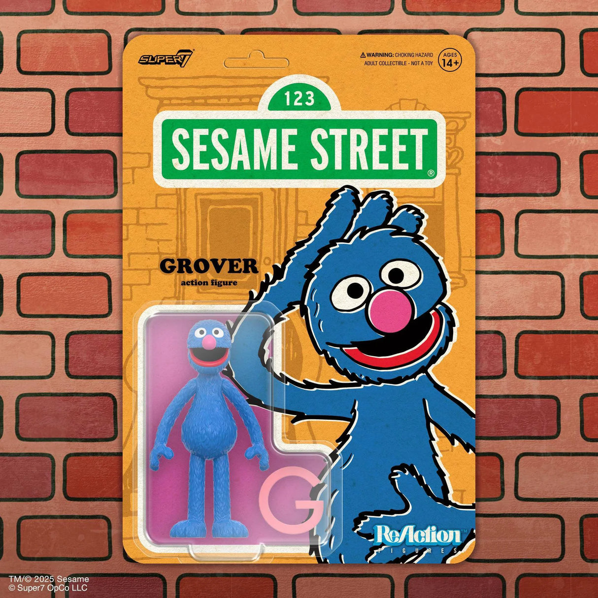 Sesame Street ReAction Figures Wave 5 Grover