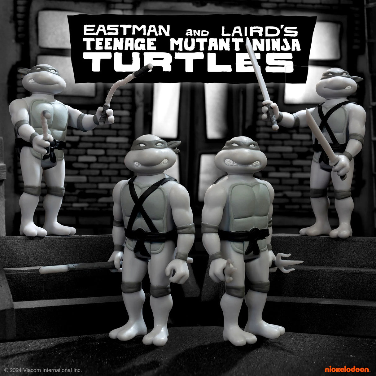 Teenage Mutant Ninja Turtles ReAction Figures Wave 9 Donatello (Comic Greyscale)