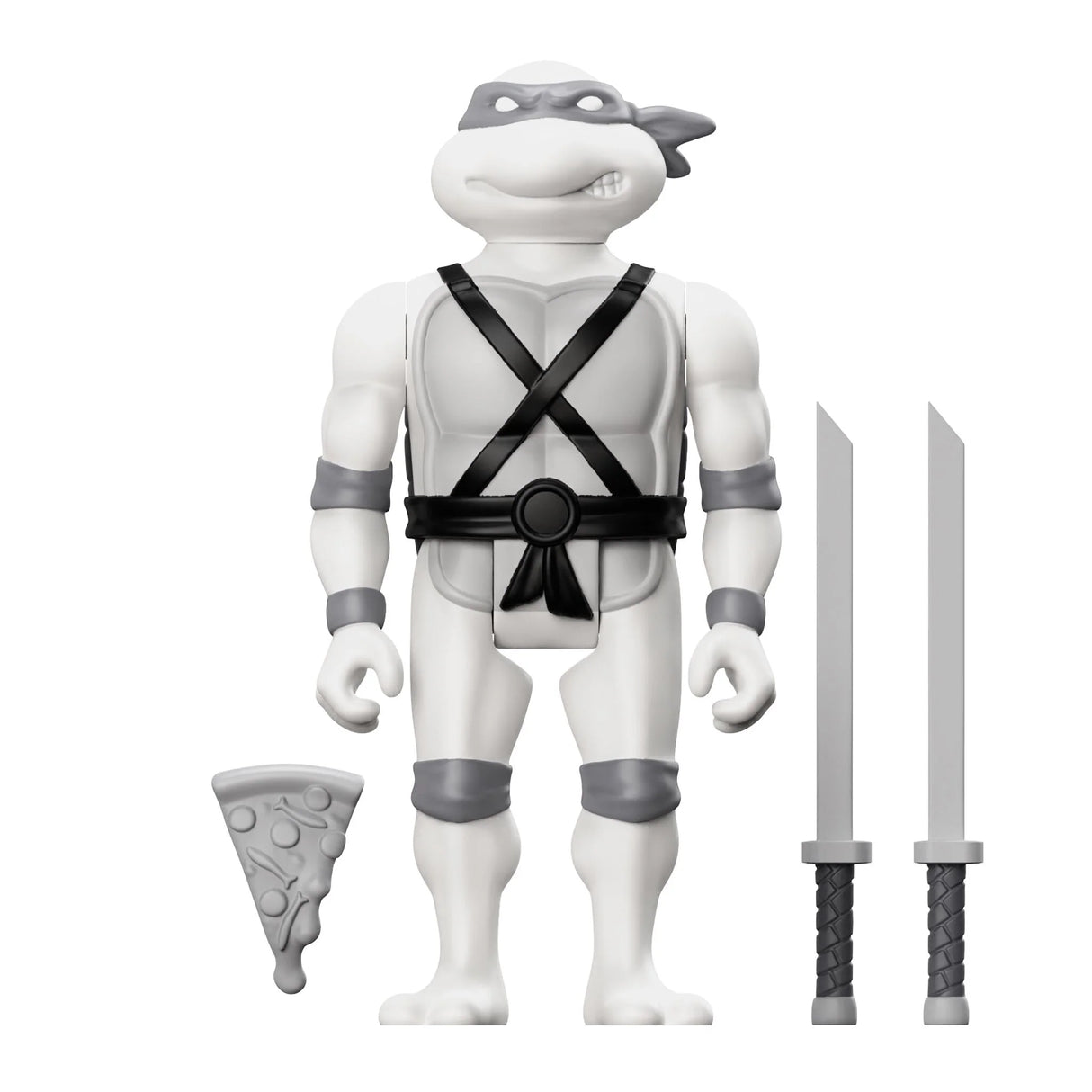 Teenage Mutant Ninja Turtles ReAction Figures Wave 9 Leonardo (Comic Greyscale)