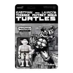 Teenage Mutant Ninja Turtles ReAction Figures Wave 9 Michelangelo (Comic Greyscale)