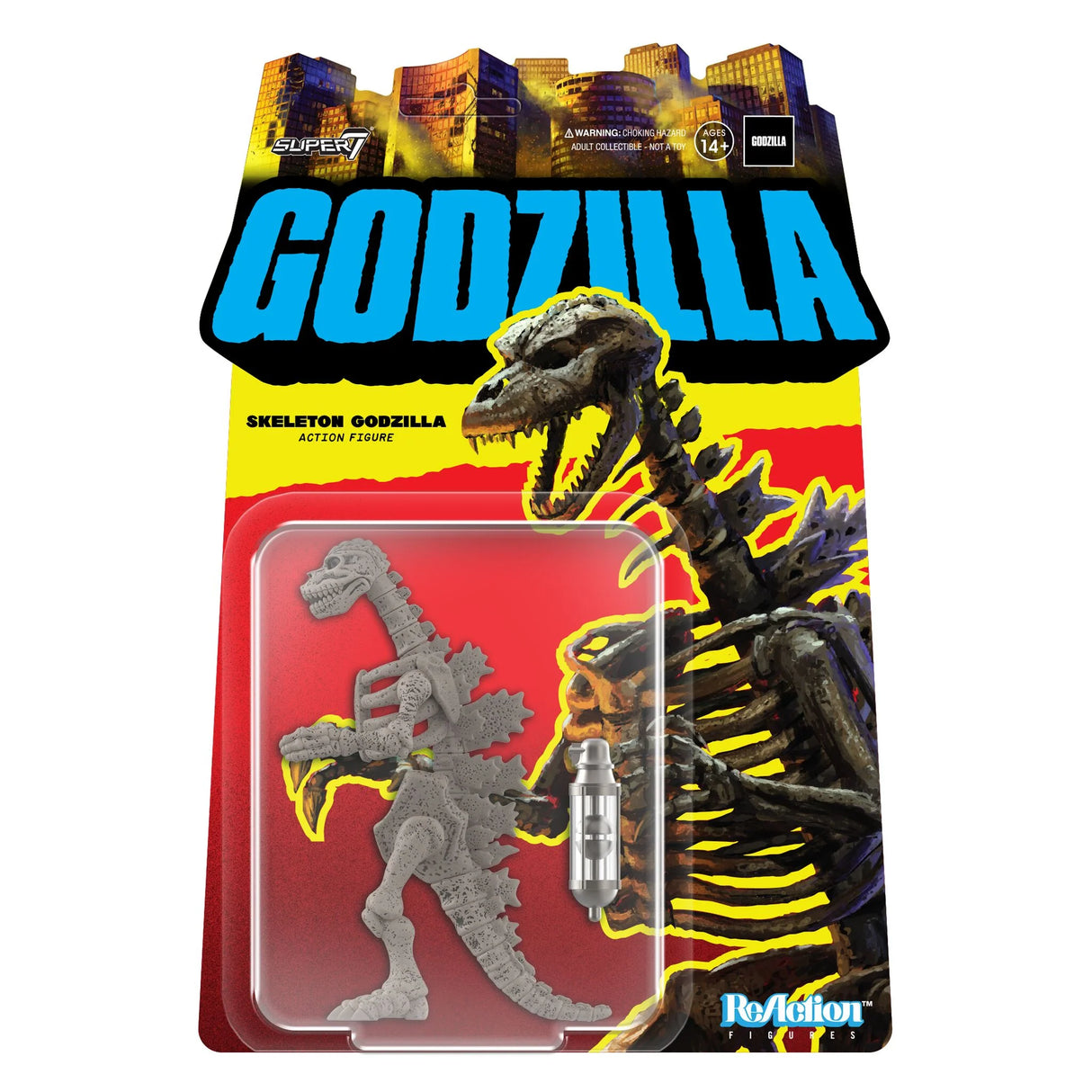 Toho ReAction Figures Godzilla Skeleton Grey
