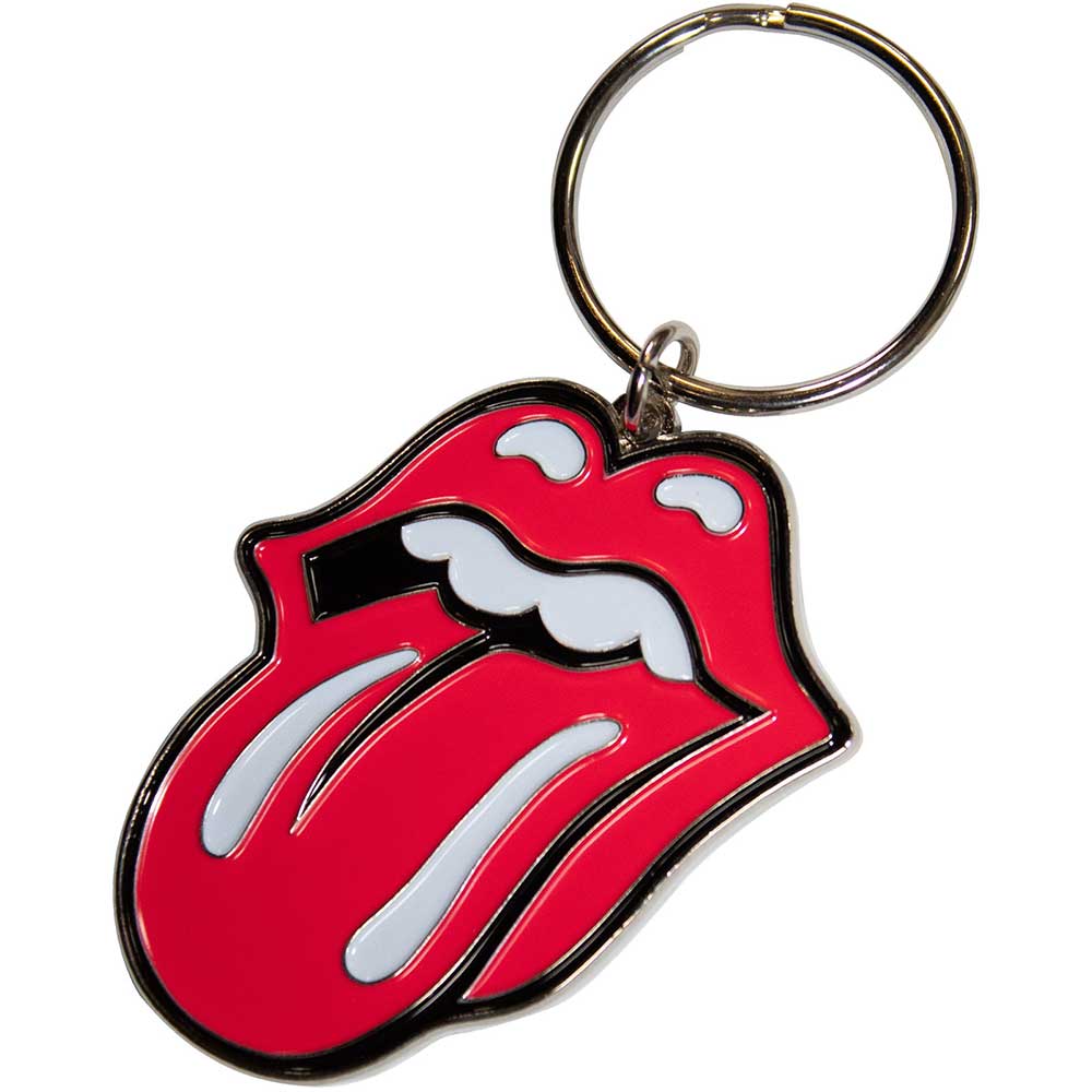 The Rolling Stones Keychain: Classic Tongue Metal