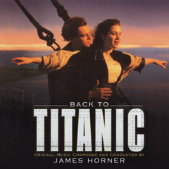 James Horner - Back To Titanic - O.S.T. 2LP (Silver / Black Marbled Vinyl)