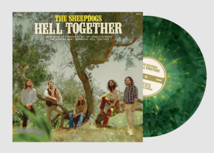 The Sheepdogs - Hell Together LP (Indie exclusive - green w/yellow sunburst Vinyl)