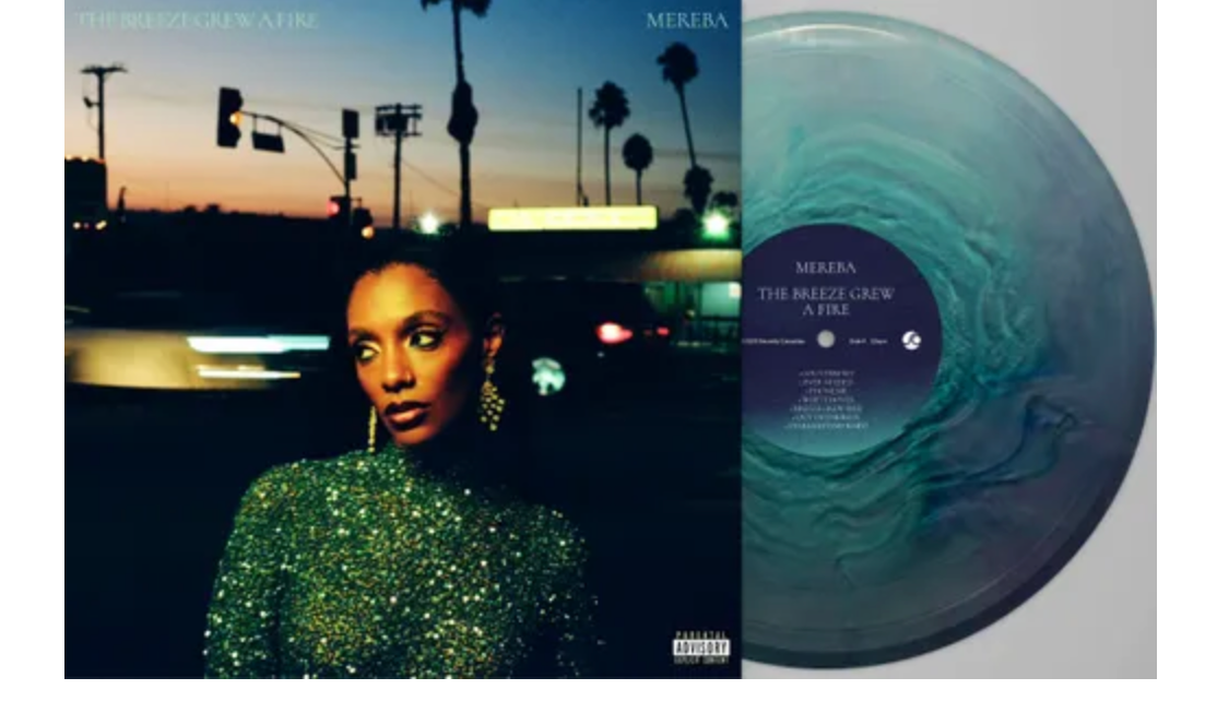 Mereba - The Breeze Grew A Fire LP (Summer Sky Splash Vinyl)