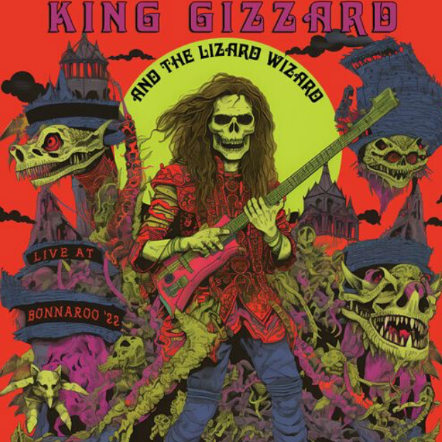 King Gizzard and the Lizard Wizard - Live at Bonnaroo 22 LP (Red & Yellow Vinyl)