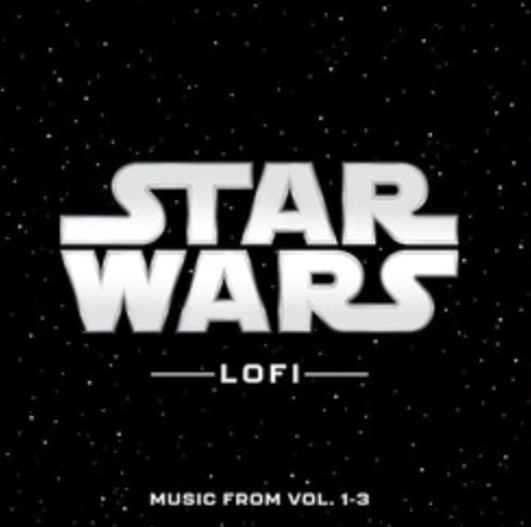 Star Wars LOFI album cover with text on a black background