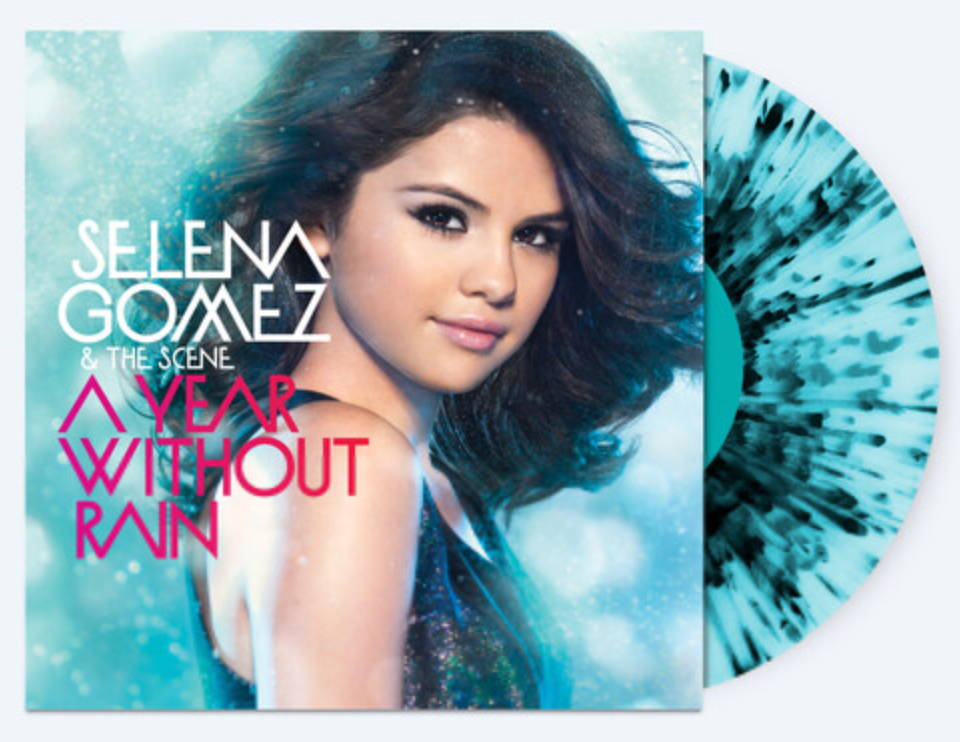 Selena Gomez & Scene - Year Without Rain LP (Black / Blue Splatter Vinyl)