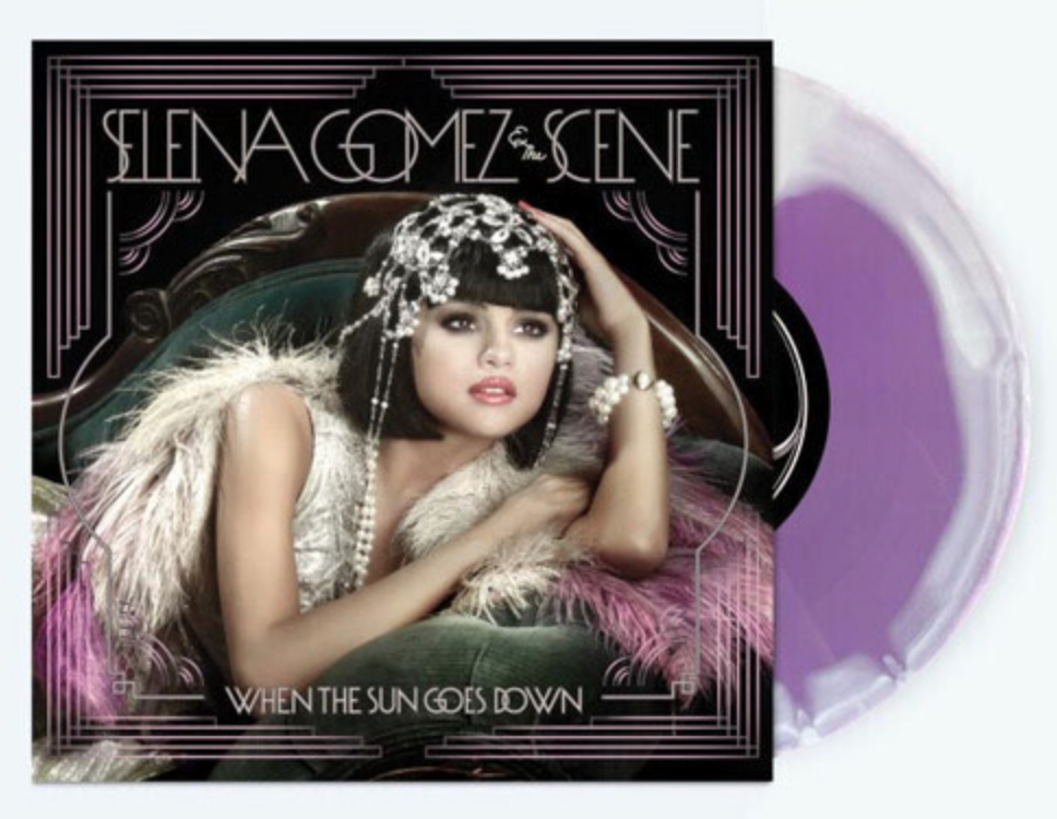 Selena Gomez & Scene - When The Sun Goes Down LP (Lavender / White Swirl Vinyl)