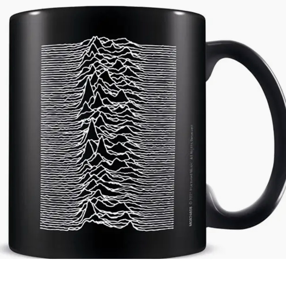 Joy Division (Unknown Pleasures Waveforms) Mug