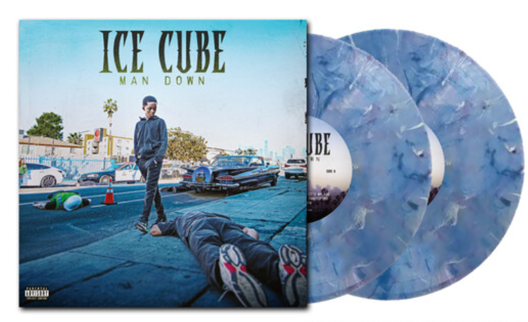 Ice Cube - Man Down 2LP (Ltd Deluxe Blue & White Marble Vinyl)