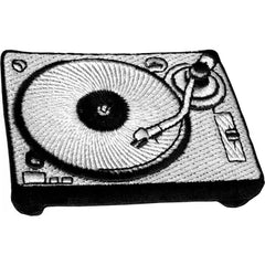 Turntable - Black and White Record Player Patch
