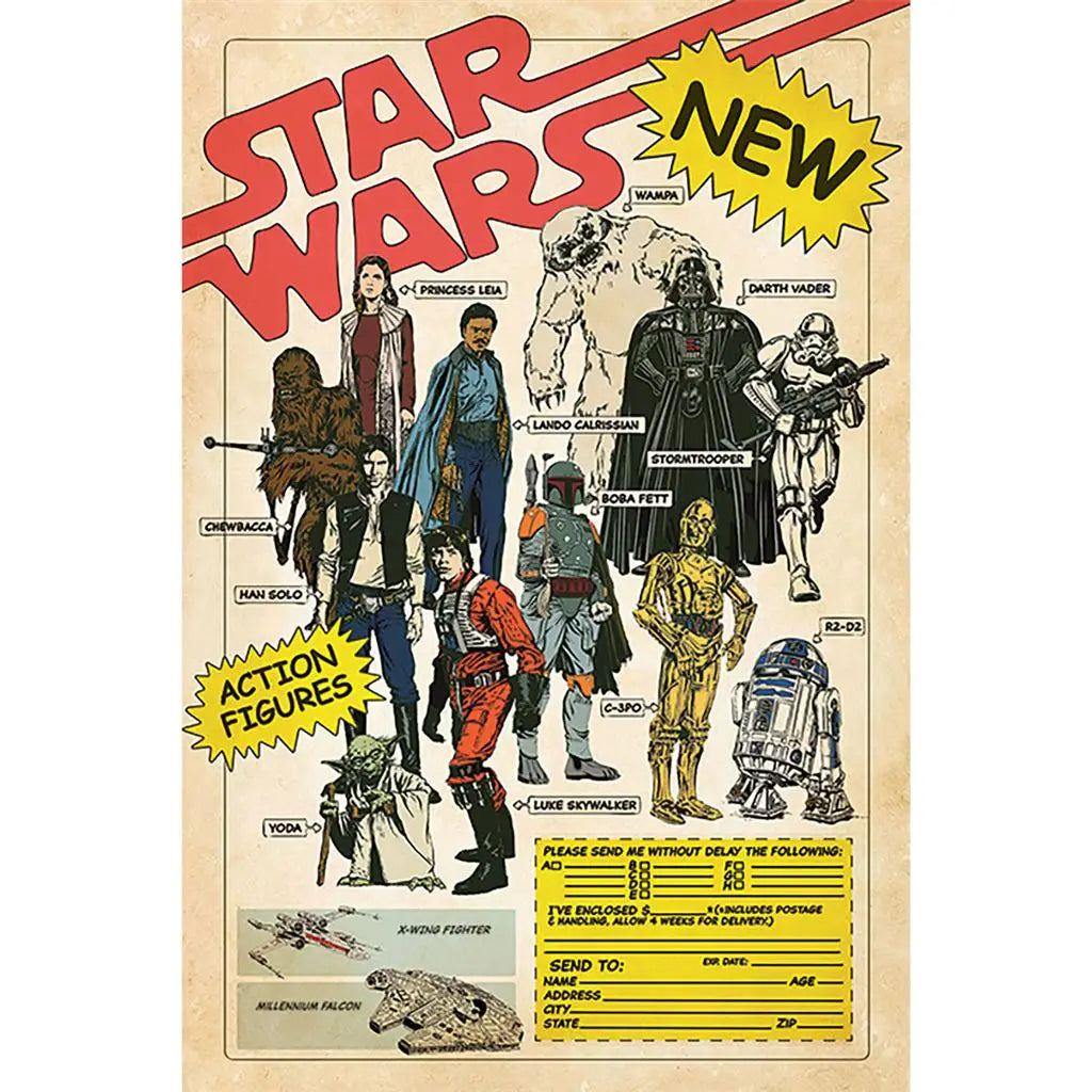 Star Wars (Action Figures) Poster