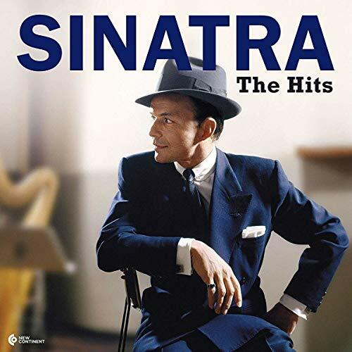 Album cover featuring a man in a suit and hat with 'Sinatra The Hits' text.