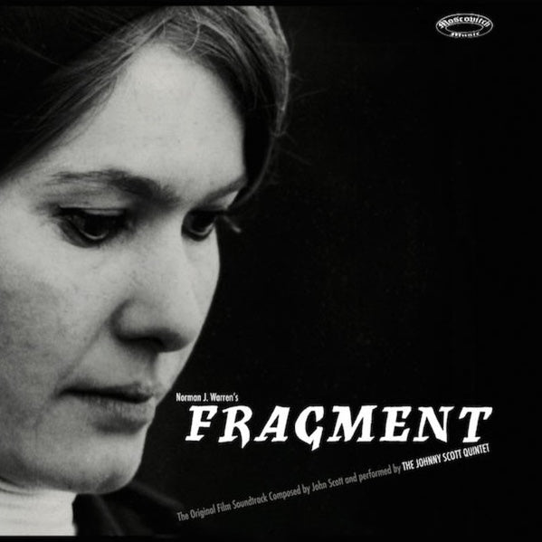 Black and white album cover with a woman's face and 'Fragment' text on a dark background