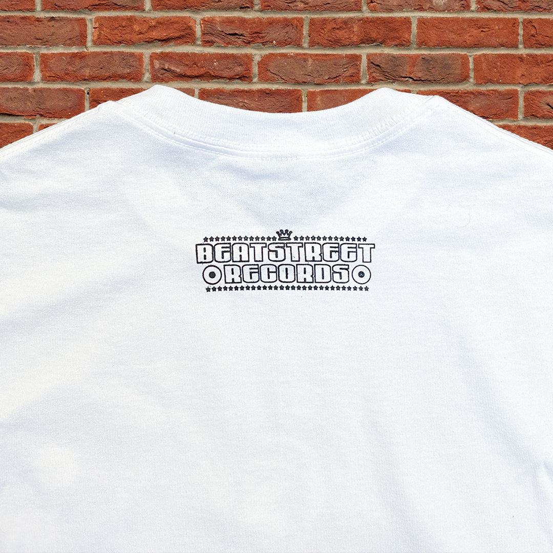 Beat Street Records T-Shirt (Black and White Gorilla On White)