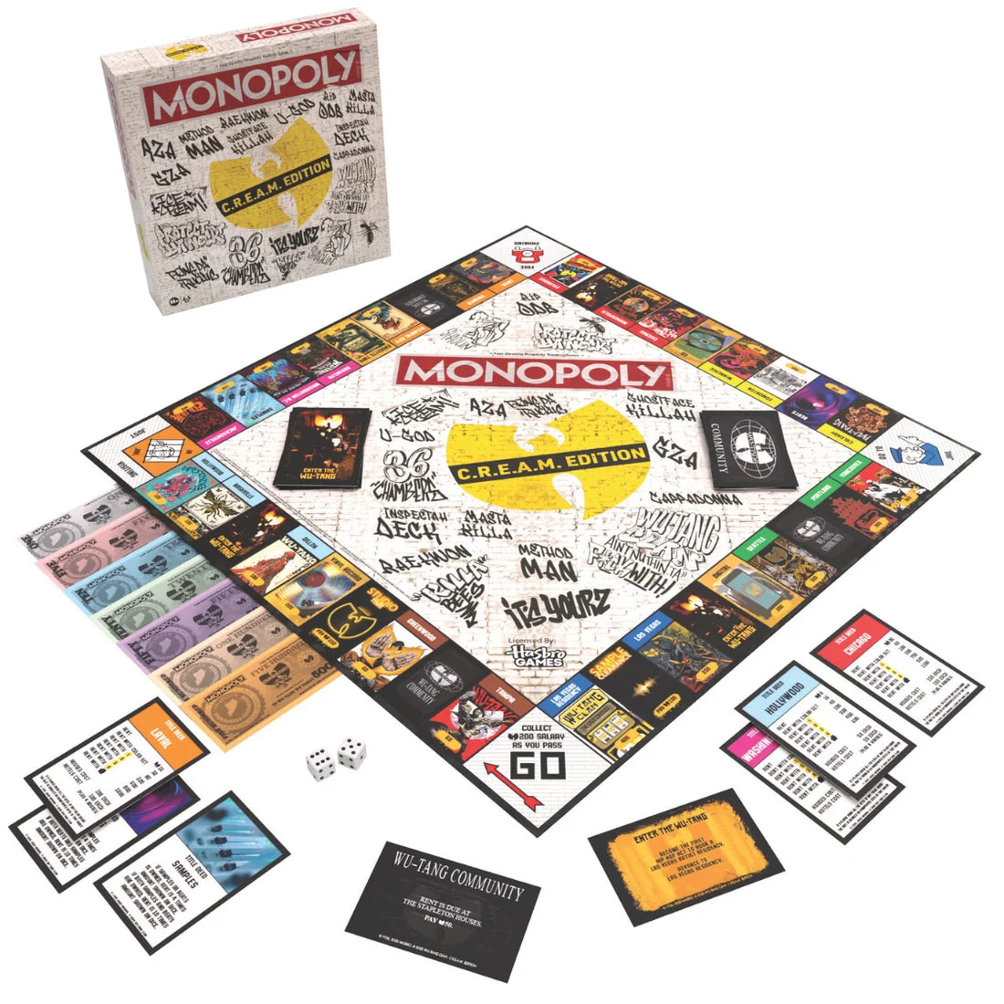 Wu-Tang Clan - Monopoly Wu-Tang Clan C.R.E.A.M. Edition (Board Game)