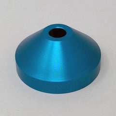 45rpm Spindle Adapter - Solid Aluminum - Azure Blue