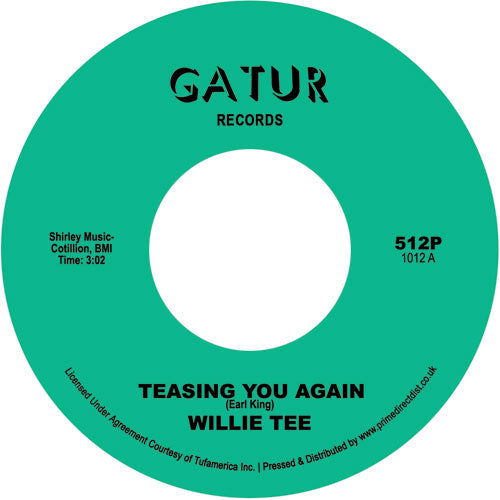 Willie Tee - Teasing You Again 7-Inch
