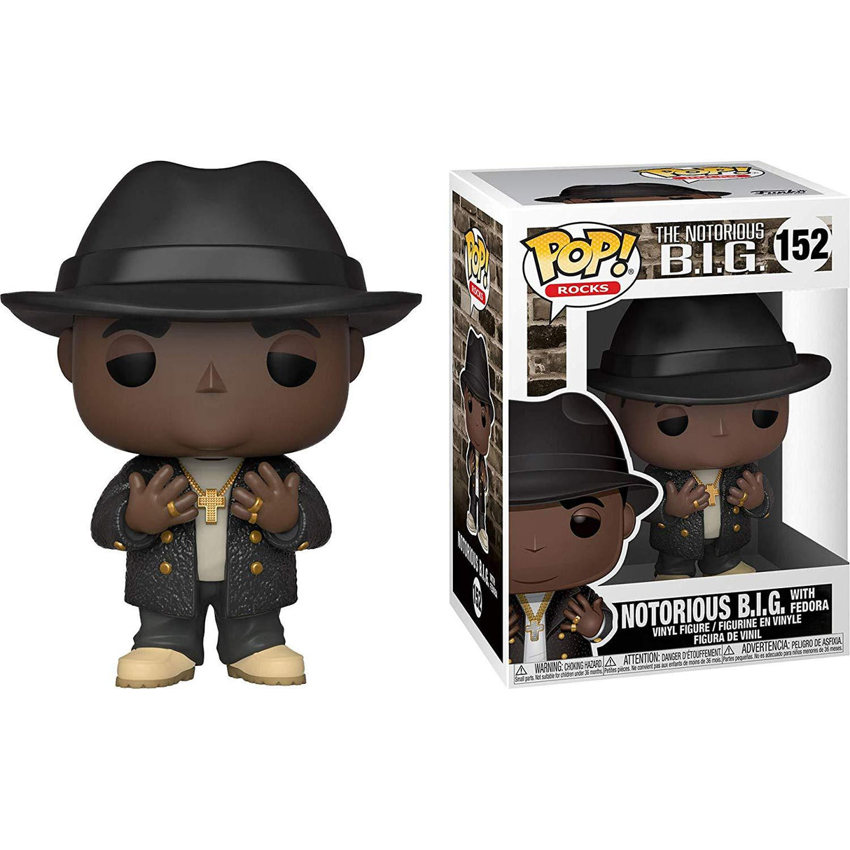 Pop! Rocks : Notorious B.I.G. with Fedora Funko