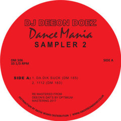 DJ Deeon - Dance Mania Sampler 2 EP