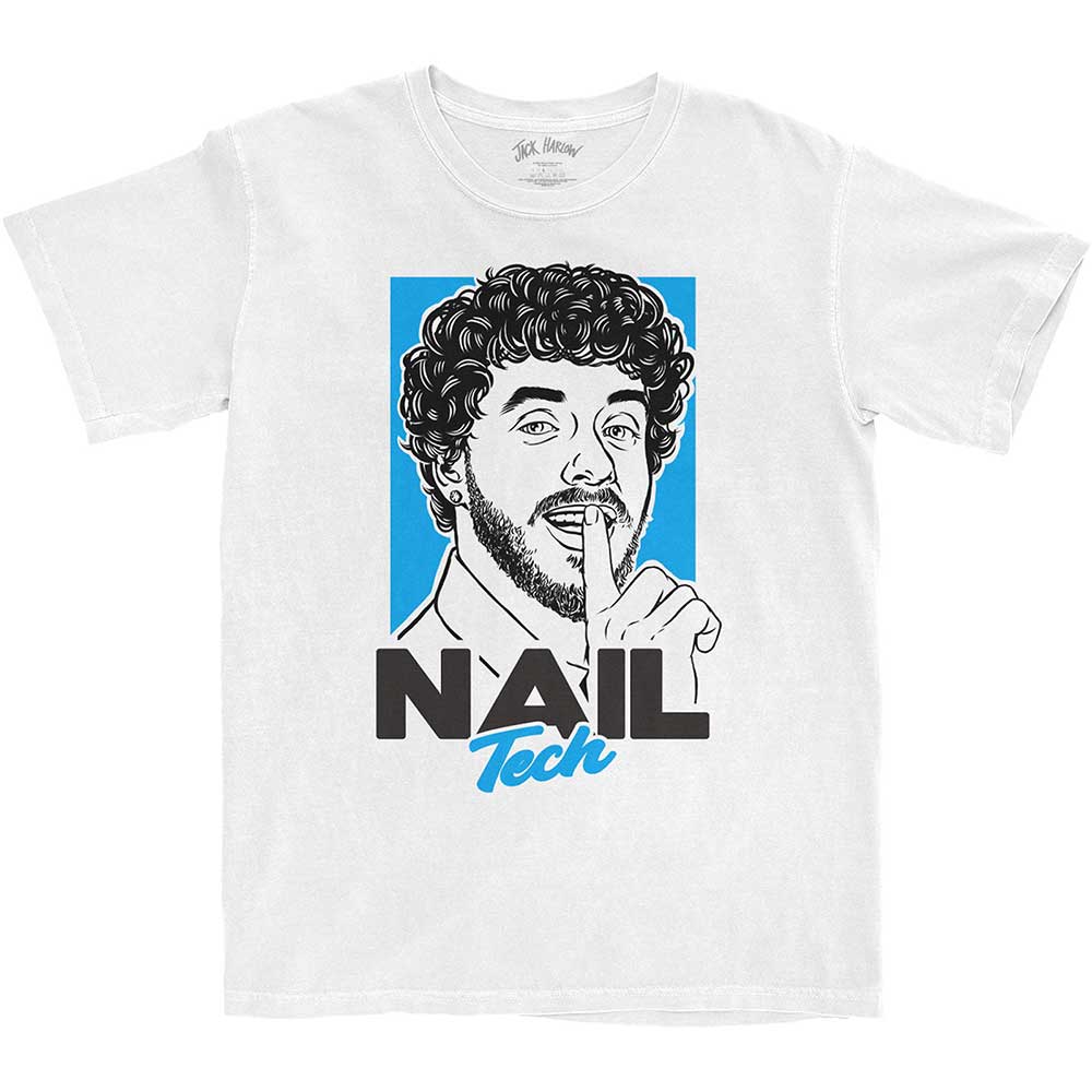 Jack Harlow Unisex T-Shirt: Nail Tech White