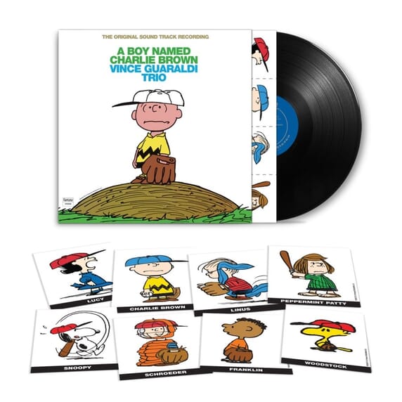 Vince Guaraldi Trio - A Boy Named Charlie Brown LP + Baseball Cards
