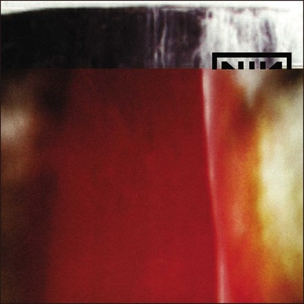 The product image shows the cover art for Nine Inch Nails - Fragile 3LP with a blurred, abstract red and white design and the band's logo.