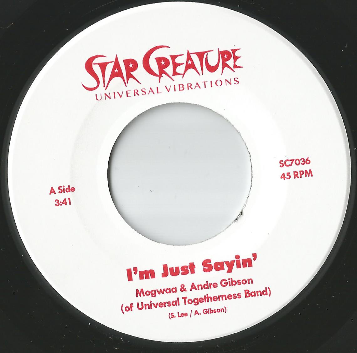 Mogwaa - I'm Just Saying / Angelica 7-Inch