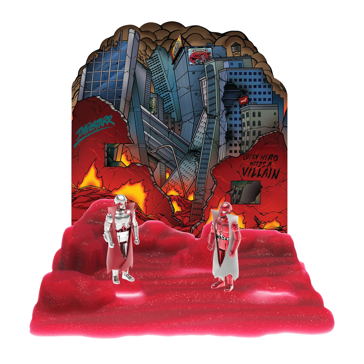 Czarface ReAction Figures Battle Mode Double-Sided Playset