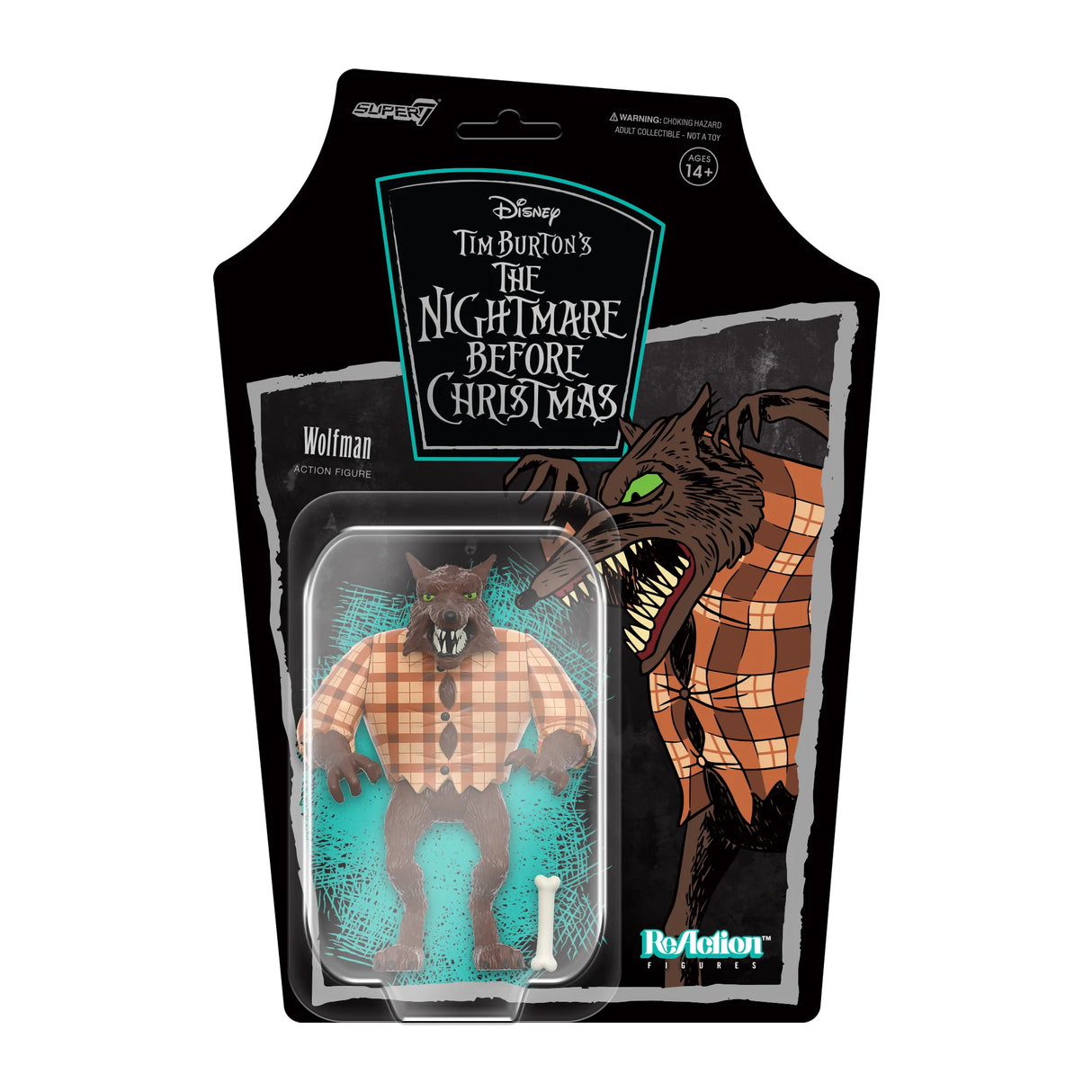 Tim Burton's The Nightmare Before Christmas ReAction Figures Wave 2 Wolfman