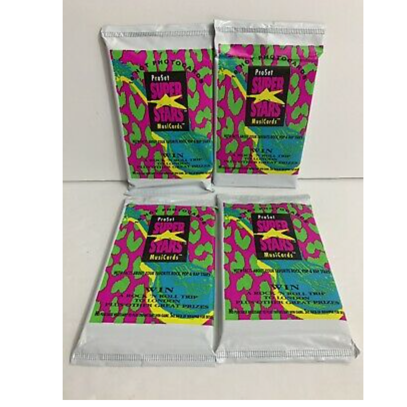 ProSet Super Stars MusiCards Trading Cards Pack