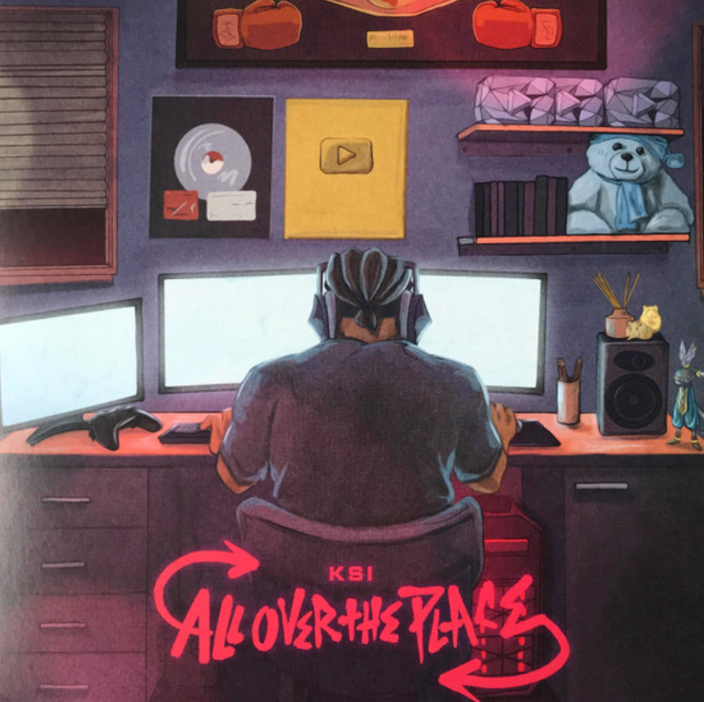 KSI - All Over The Place LP (Red Vinyl)