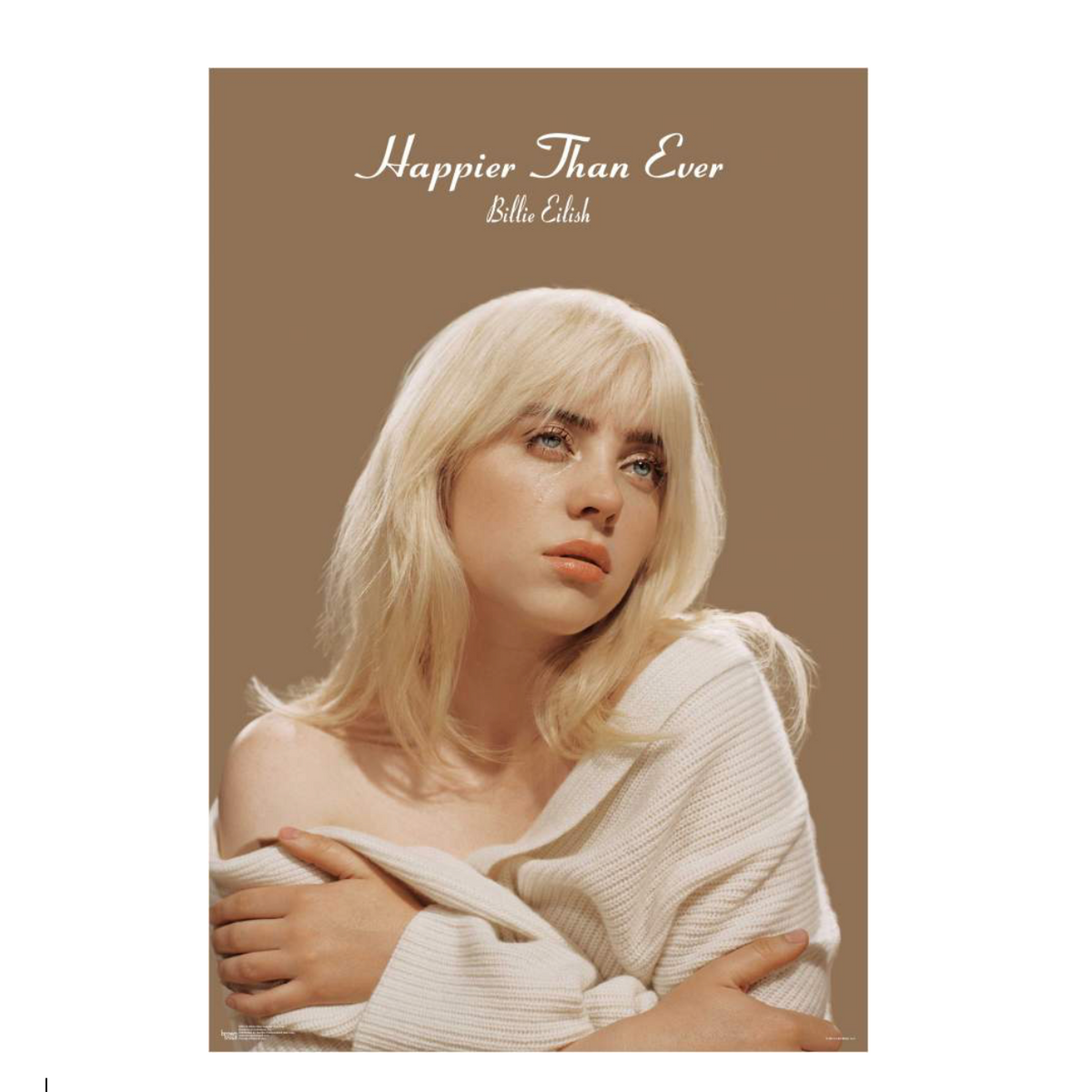 Billie Eilish Happier Than Ever Poster Beat Street Records