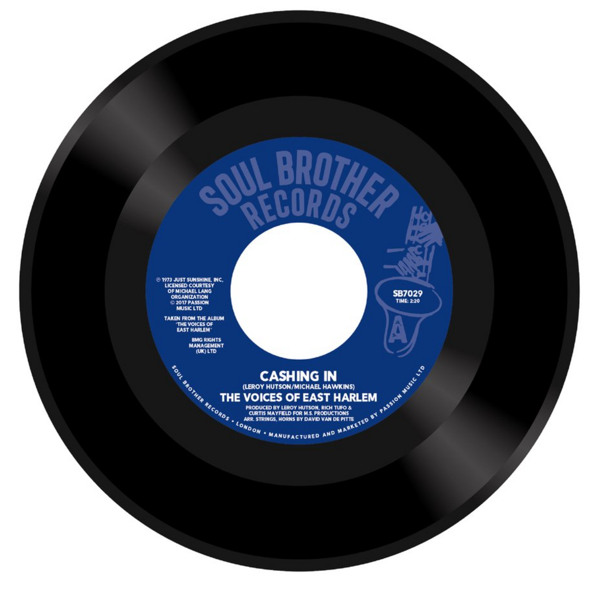 Voices Of East Harlem - Cashin In 7-Inch