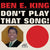 Ben E. King - Don't Play That Song LP (Crystal Clear Vinyl)