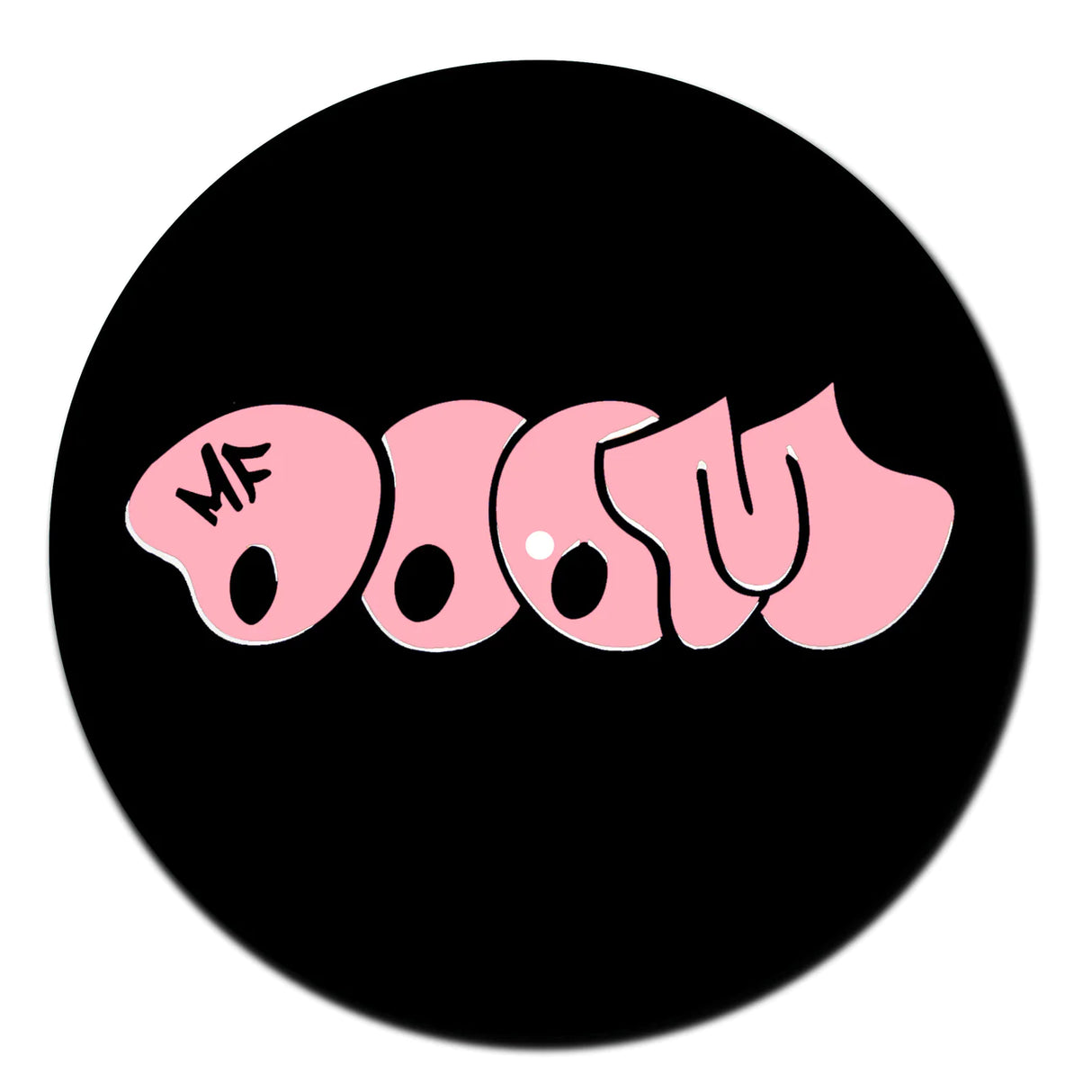 MF Doom Black Turntable Slipmat