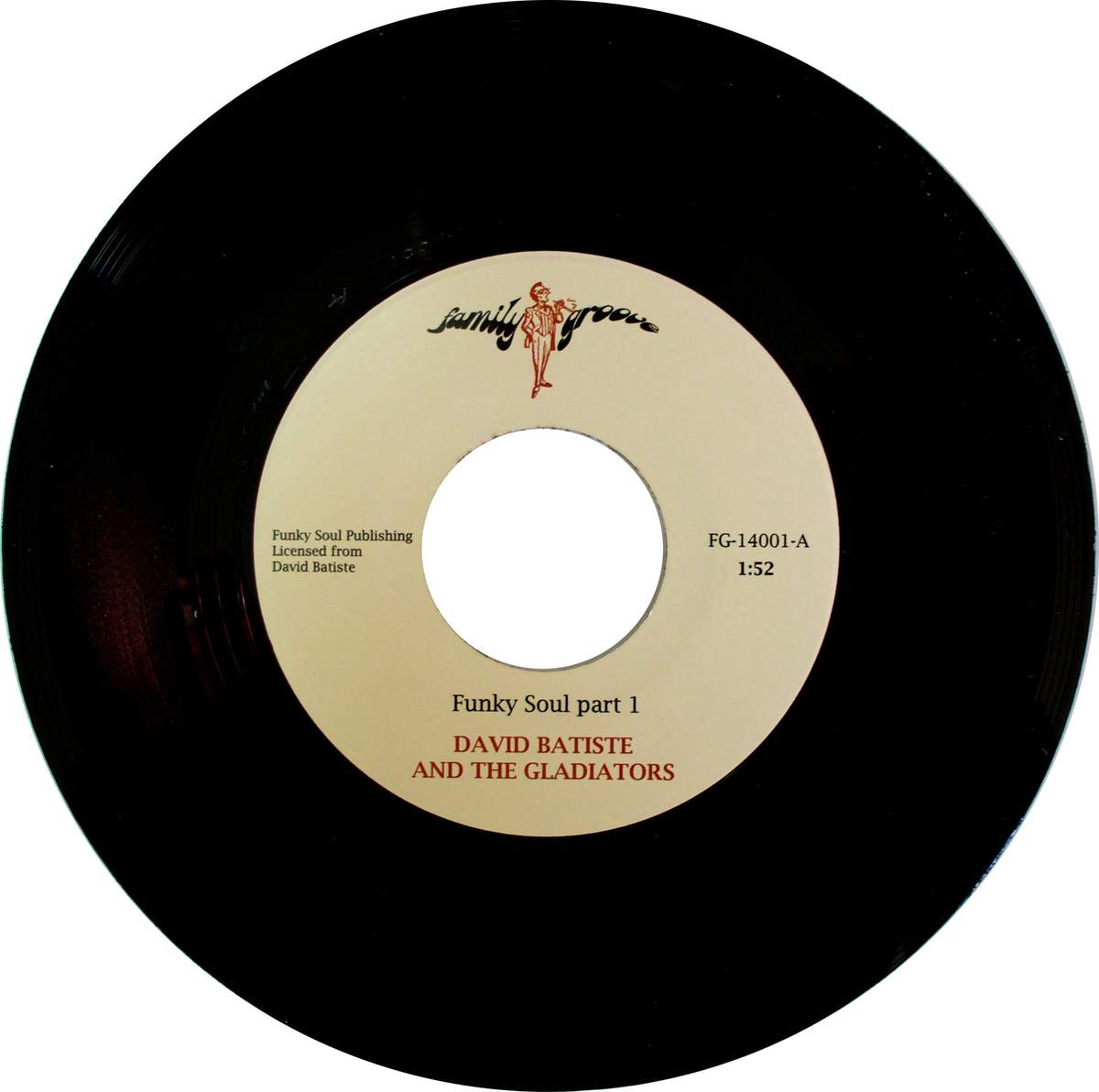 David Batiste And The Gladiators - Funky Soul 7-Inch