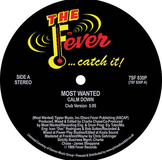 Most Wanted - Calm Down 7-Inch