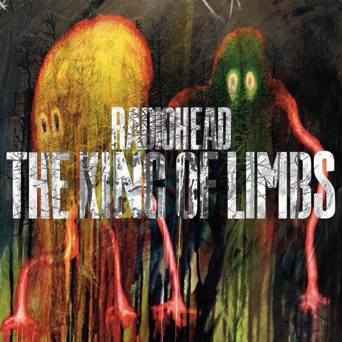 Radiohead - The King Of Limbs LP cover art featuring abstract artwork in green tones with the band's name and album title.