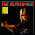 Album cover of 'The Runaways' with a person holding a guitar against a dark background.