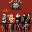 Album cover with stylized women in costumes on a red background, featuring Panic! at the Disco.