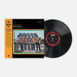 Vinyl record and cover with a group of people on the cover