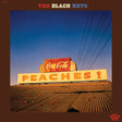 Album cover with 'Peaches!' sign and Coca-Cola logo, featuring 'The Black Keys'.