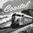 Album cover for 'Coastal' by Neil Young featuring a train near a coastal landscape.