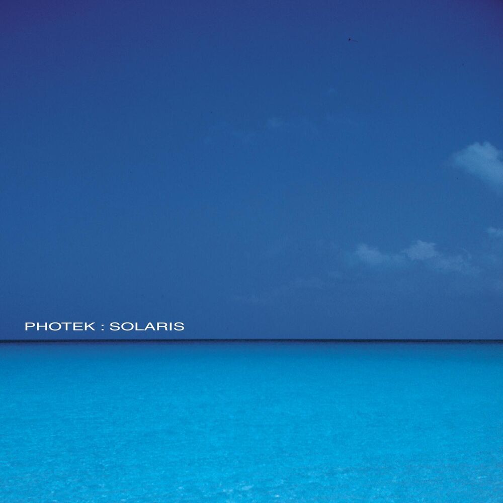 Album cover with a blue gradient and 'PHOTek Solaris' text