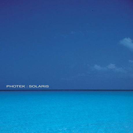 Album cover with a blue gradient and 'PHOTek Solaris' text
