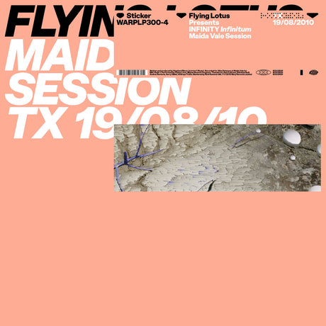 Album cover with text and a small image of a landscape.