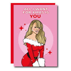 All I Want For Christmas Is You Mariah Carey Christmas Card